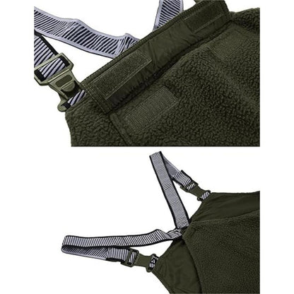 Liftora Fleece Lined Sleeveless Overalls with Adjustable Straps